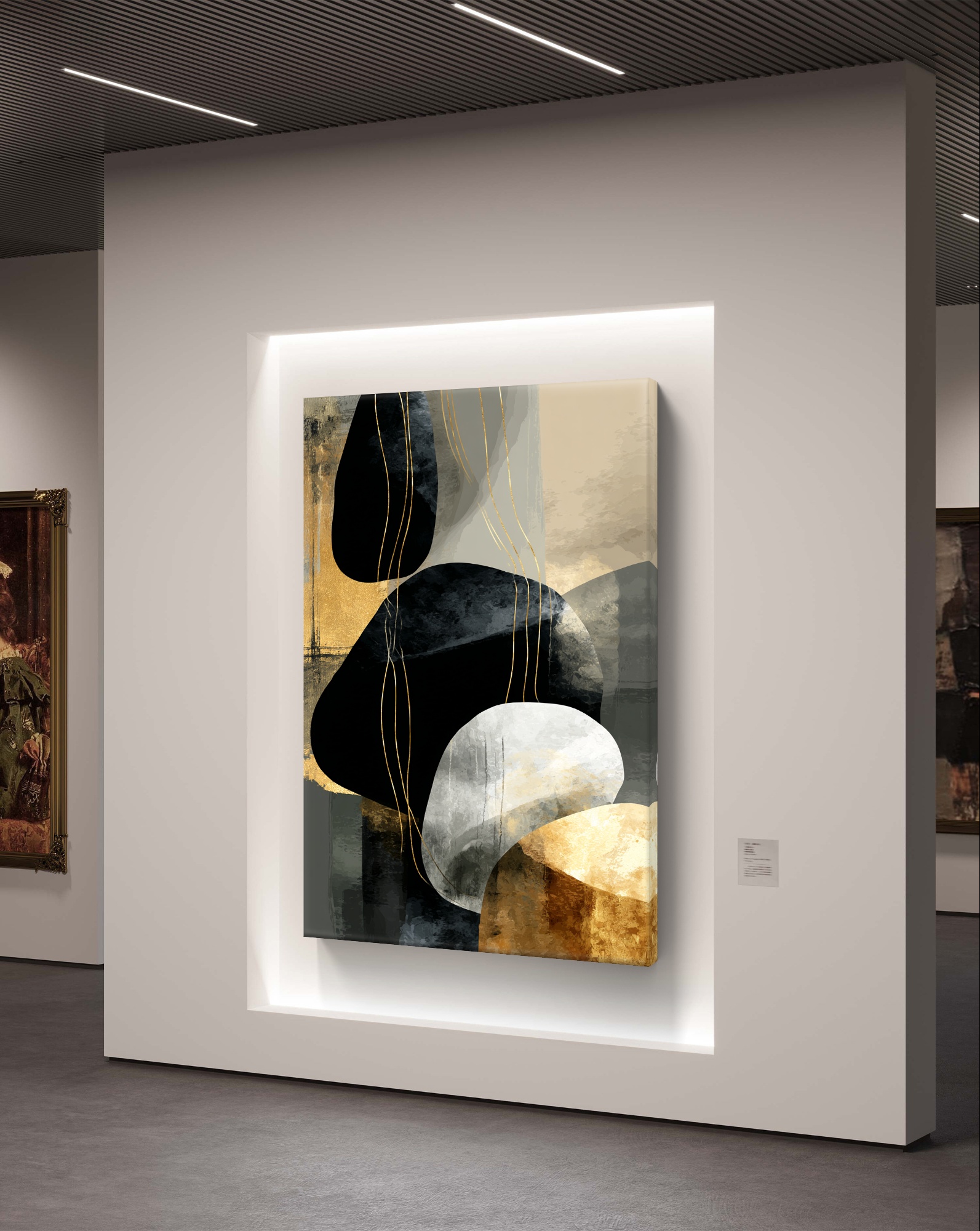 Абстракція 4 — печать фото на холсте в Одессе