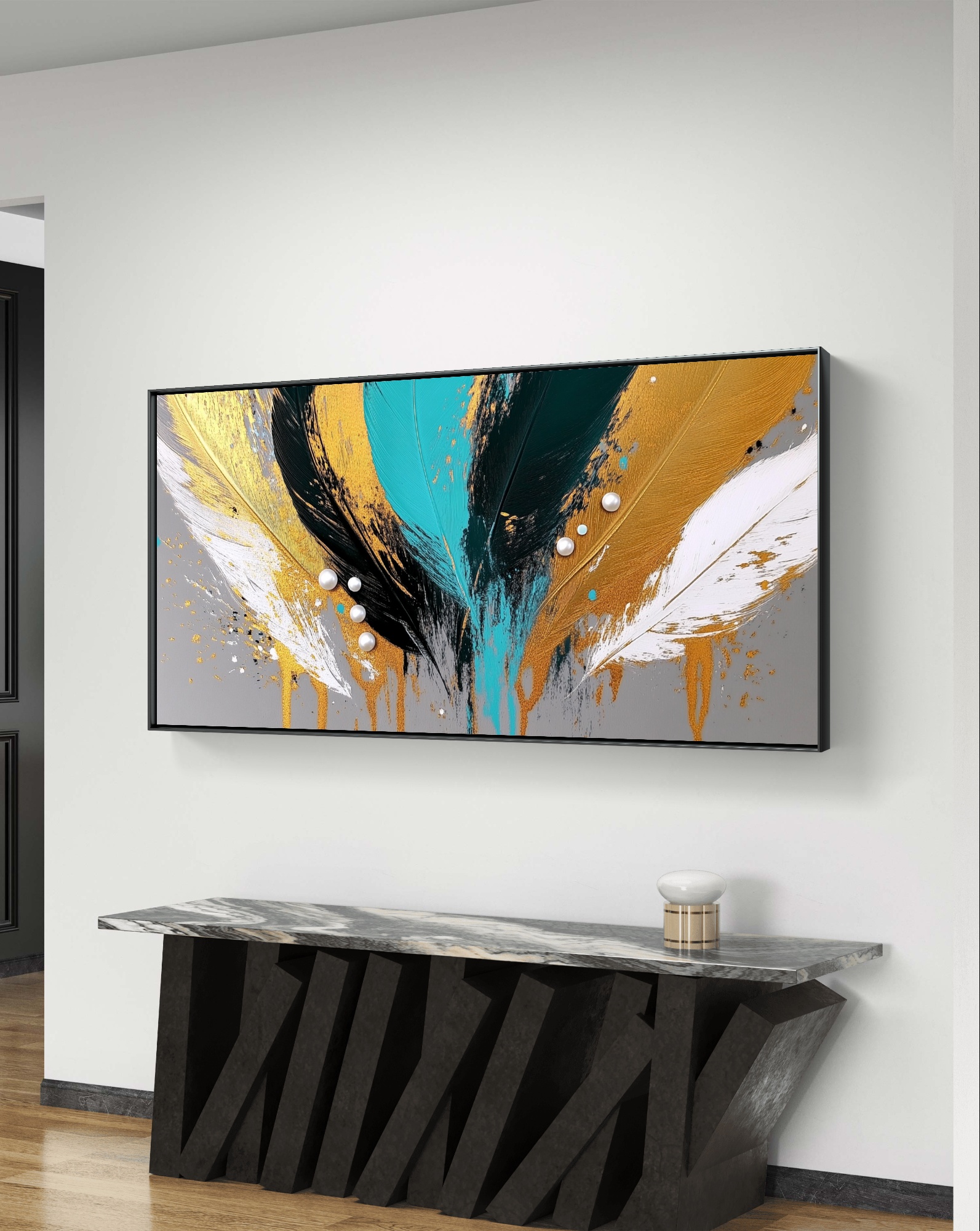 Пір'я 2 — печать фото на холсте в Одессе