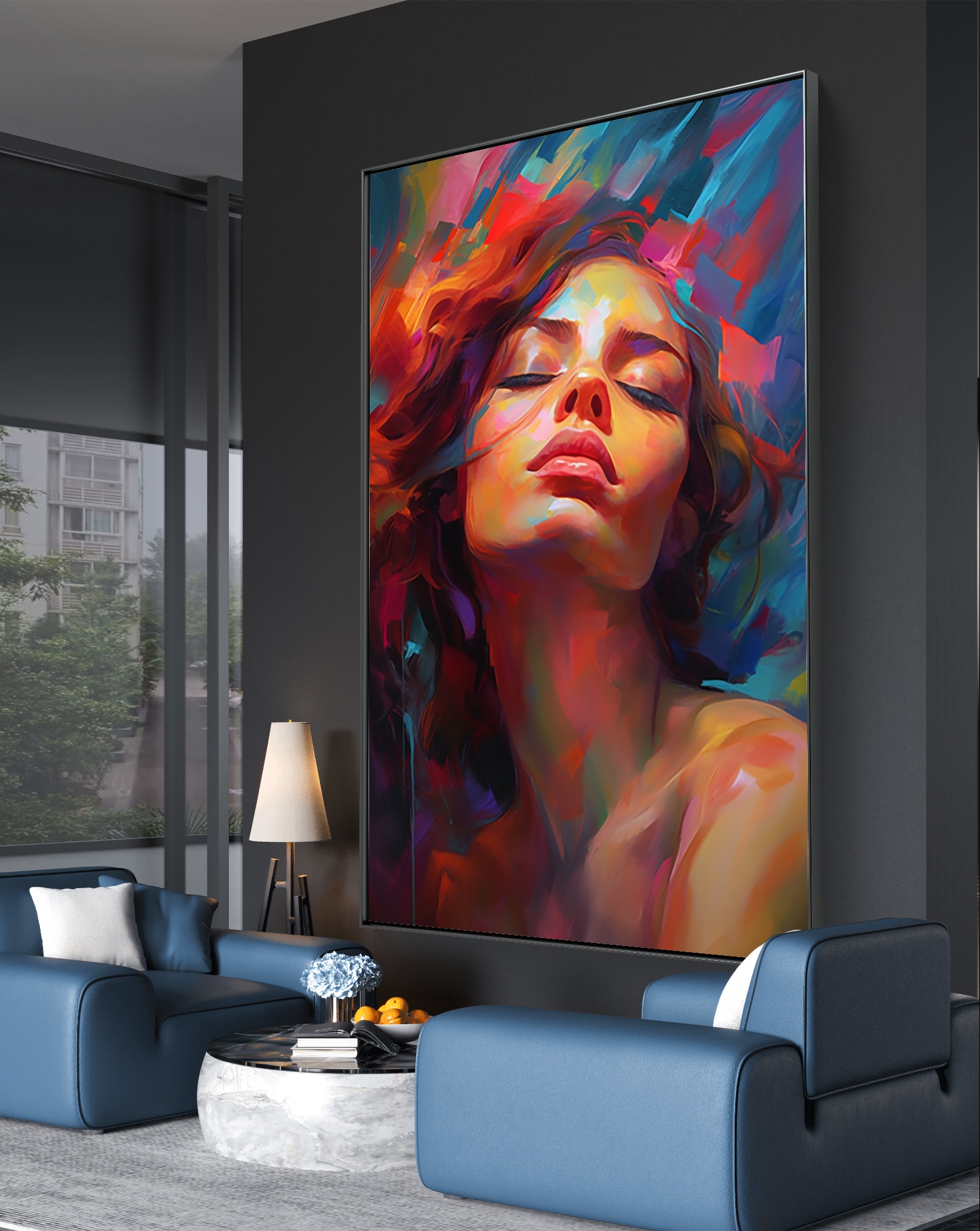 Жінки фарбові — печать фото на холсте в Одессе